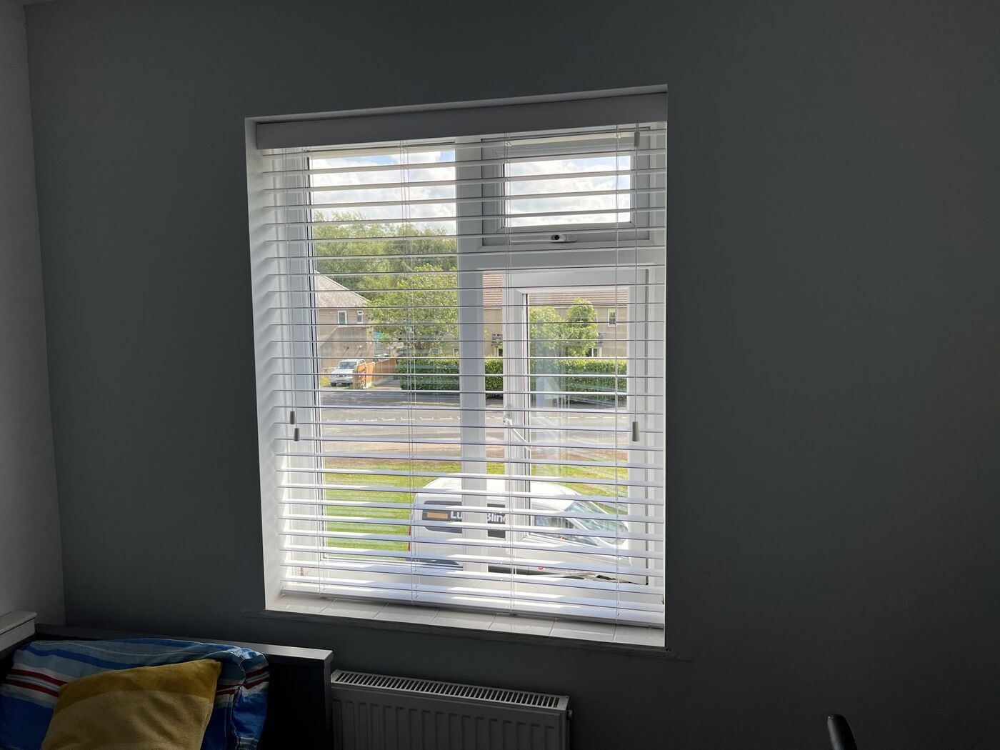 Made-to-measure blind installation by Lucas Blinds & Property Services Ltd