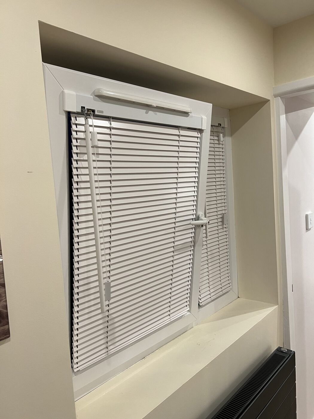 Made-to-measure blind installation by Lucas Blinds & Property Services Ltd