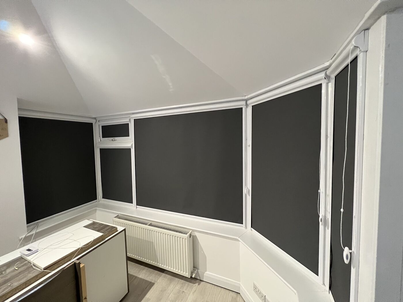 Made-to-measure blind installation by Lucas Blinds & Property Services Ltd