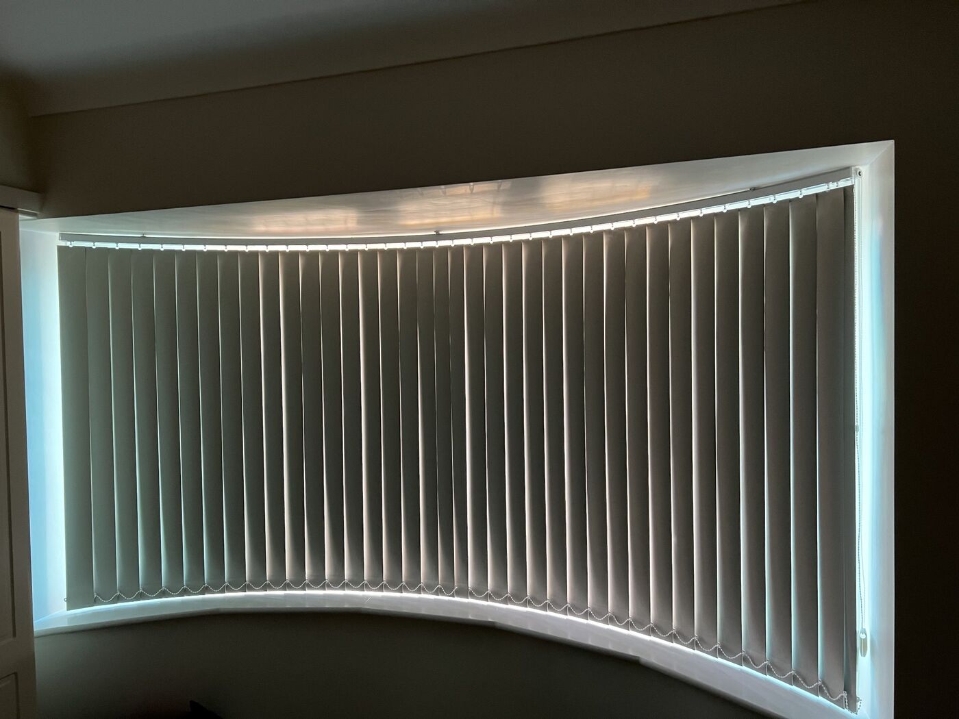 Made-to-measure blind installation by Lucas Blinds & Property Services Ltd