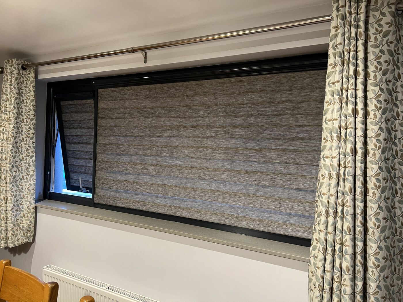 Made-to-measure blind installation by Lucas Blinds & Property Services Ltd