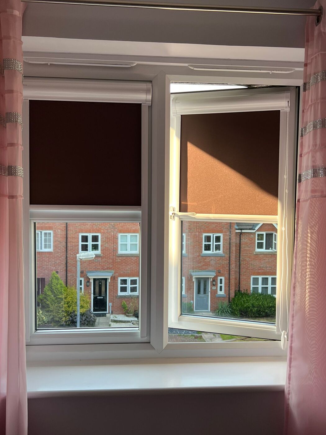 Made-to-measure blind installation by Lucas Blinds & Property Services Ltd