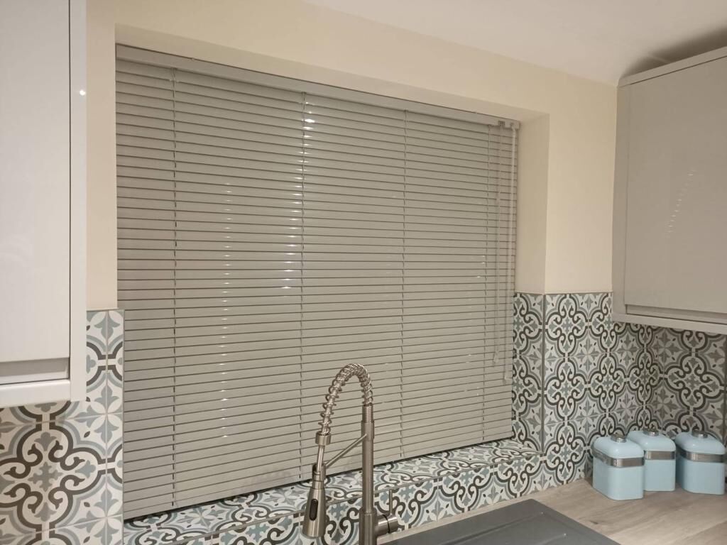 Made-to-measure blind installation by Lucas Blinds & Property Services Ltd